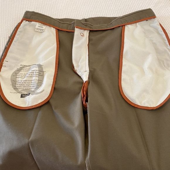 Haggar Polyester Cotton Green Pants - Picture 6 of 7